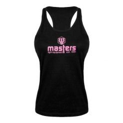 Tank Top Damski Basic. Czarne topy damskie Masters, bez wzorów, bez kołnierzyka. Za 110.99 zł.