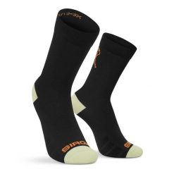 Turystyczne skarpety rowerowe Kolarstwo Siroko ST1 Black. Czarne skarpetki damskie SIROKO, bez wzorów, z tkaniny. Za 55.00 zł.