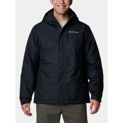 Kurtka Przeciwdeszczowa Męska Columbia Hikebound II. Czarne kurtki męskie Columbia, m, bez wzorów, sportowe, bez kaptura. Za 740.20 zł.