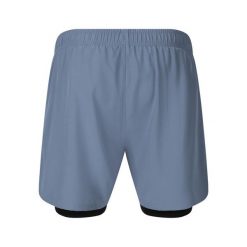 Szorty 2 w 1 Endurance Kros. Czarne szorty męskie Endurance, bez wzorów, sportowe. Za 152.00 zł.