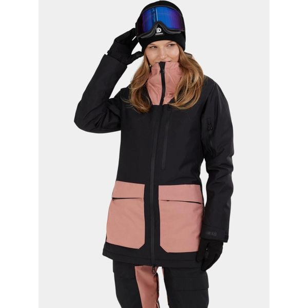 Kurtka Narciarska Damska Fundango Poplar ECO. Czarne kurtki damskie Fundango, na zimę, bez wzorów, bez kaptura. Za 679.90 zł.