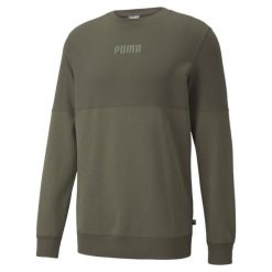 Puma Bluza Modern Basics Crew Tr 58934744. Zielone bluzy bez kaptura męskie Puma, m, z bawełny. Za 121.99 zł.