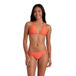 Strój kąpielowy damski dwuczęściowy kostium na basen plażę Arena Stripe. Brązowe bikini damskie Arena, s, bez wzorów. Za 119.99 zł.