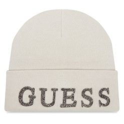 Czapka Guess. Brązowe czapki zimowe damskie Guess. Za 159.99 zł.