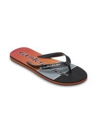 Klapki dla Mężczyzn MOLOKAI STRIPE Czarny. Czarne klapki i japonki męskie Quiksilver, z gumy. Za 94.99 zł.