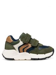 Geox Sneakersy B Flexyper Mini Boy B656GC 05422 CB36N S Zielony. Zielone buty sportowe chłopięce Geox, ze skóry, bez zapięcia. Za 269.99 zł.