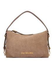 LOVE MOSCHINO Torebka JC4091PP1PLD110A Beżowy. Brązowe torebki klasyczne damskie Love Moschino, bez wzorów, ze skóry, bez dodatków. Za 879.99 zł.