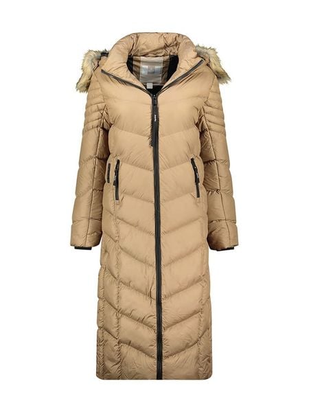 Canadian Peak Płaszcz zimowy "Capucineak" w kolorze jasnobrązowym rozmiar: XXL. Brązowe płaszcze damskie Canadian Peak, na zimę, xxl, bez wzorów, z puchu. Za 274.75 zł.
