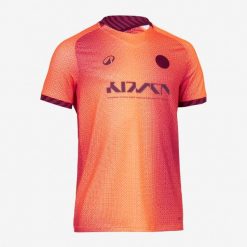 Koszulka piłkarska krótki rękaw Kipsta Viralto II. Brązowe t-shirty sportowe męskie KIPSTA, na wiosnę, xl, z elastanu, bez ramiączek, do piłki nożnej. Za 119.99 zł.