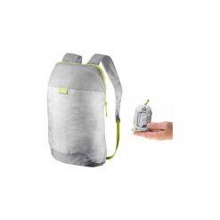 Plecak turystyczny ultra compact 10l. Szare plecaki damskie QUECHUA, bez wzorów, z materiału. Za 7.99 zł.