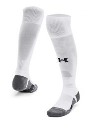 Under Armour Skarpety piłkarskie "Magnetico" w kolorze białym rozmiar: L. Białe skarpetki męskie Under Armour, bez wzorów, z materiału. Za 26.81 zł.