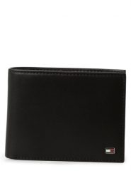 Tommy Hilfiger Portfel ze skóry Mężczyźni skóra czarny, ONE SIZE. Czarne portfele męskie Tommy Hilfiger, bez wzorów, ze skóry. Za 329.95 zł.