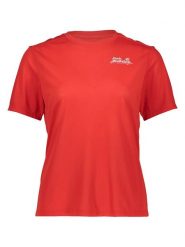 Jack Wolfskin Koszulka funkcyjna "Vonnan" w kolorze czerwonym rozmiar: XXL. Czerwone bluzki sportowe damskie Jack Wolfskin, xxl, bez wzorów, z materiału, bez ramiączek. Za 105.14 zł.