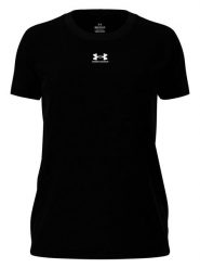 Under Armour Koszulka "Campus Core" w kolorze czarnym rozmiar: L. Czarne bluzki damskie Under Armour, l, bez wzorów, bez kołnierzyka, bez ramiączek. Za 78.84 zł.