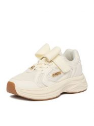Guess Sneakersy CEO-BIC29275JJKF3GG Écru. Buty sportowe dziewczęce Guess, z aplikacjami, z materiału, bez zapięcia. Za 199.99 zł.