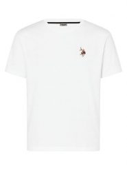U.S. Polo Assn. Koszulka w kolorze białym rozmiar: M. Białe koszulki polo męskie U.S. Polo Assn., m, bez wzorów, z bawełny, bez ramiączek. Za 89.47 zł.