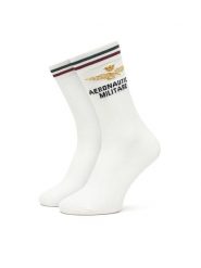 Aeronautica Militare Skarpety długie 252CZ0012UL00499 Biały. Białe skarpetki męskie AERONAUTICA MILITARE, bez wzorów, z bawełny. Za 99.99 zł.