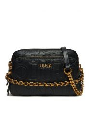 Liu Jo Torebka Ecs M Camera Case AA5198 E0538 Czarny. Czarne listonoszki damskie Liu Jo, bez wzorów, ze skóry, bez dodatków. Za 349.99 zł.