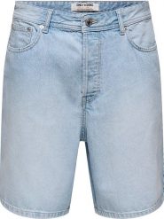 ONLY & SONS Szorty dżinsowe "Fade" w kolorze błękitnym rozmiar: L. Niebieskie szorty męskie Only & Sons, bez wzorów, z jeansu, klasyczne. Za 83.42 zł.
