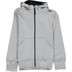 Bluza w kolorze szarym. Szare bluzy chłopięce CMP Kids, bez wzorów, bez ramiączek, bez kaptura. W wyprzedaży za 67.95 zł.