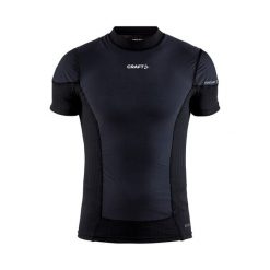 Koszulka Craft Active Extreme X. Czarne bielizna termoaktywna męska Craft, s, z materiału, bez ramiączek, do biegania. Za 568.95 zł.