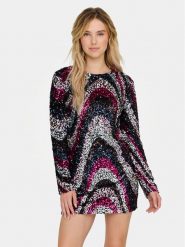 ONLY Sukienka koktajlowa Sofie 15334081 Kolorowy Slim Fit. Sukienki damskie Only, xs, bez wzorów, z syntetyku, wizytowe, bez kołnierzyka, bez ramiączek. Za 159.99 zł.