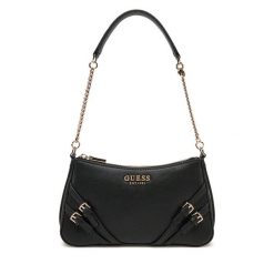 Torebka Guess. Czarne torebki klasyczne damskie Guess, z aplikacjami, bez dodatków. Za 279.99 zł.