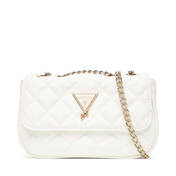 Torebka Guess. Białe torebki klasyczne damskie Guess, z aplikacjami, bez dodatków. Za 229.99 zł.