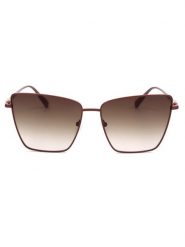 Longchamp Damskie okulary przeciwsłoneczne w kolorze bordowo-jasnobrązowym rozmiar: 58. Brązowe okulary przeciwsłoneczne damskie Longchamp. Za 217.99 zł.