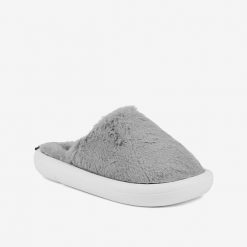 Damskie kapcie zimowe Coqui Homies. Szare kapcie damskie Coqui, z futra. Za 134.99 zł.