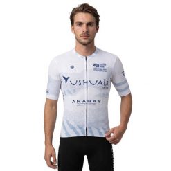 Męska koszulka kolarska z krótkim rękawem Vuelta a Ibiza MTB x Siroko Kolarst. Białe t-shirty sportowe męskie SIROKO, m, bez ramiączek, rowerowe. Za 298.00 zł.