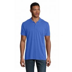 Męska Koszulka Polo Planet. Niebieskie koszulki polo męskie SOL'S, m, bez wzorów, bez ramiączek. Za 65.99 zł.