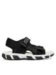 Calvin Klein Sandały Velcro Sandal V1B2-83321-1564 Beżowy. Brązowe sandały chłopięce CALVIN KLEIN, z materiału, bez zapięcia. Za 349.99 zł.