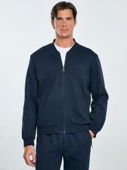 BIG STAR Bluza w kolorze granatowym rozmiar: L. Niebieskie bluzy bez kaptura męskie Big Star, l, z bawełny. Za 114.99 zł.