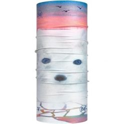 Komin narciarski unisex Buff ThermoNet® White Ocean. Białe szaliki i kominy damskie Buff, na zimę, bez wzorów. Za 63.00 zł.