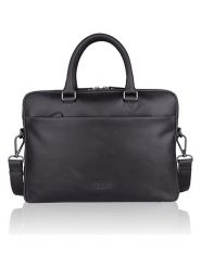 SPARWELL Skórzana aktówka"Kompact Koen" w kolorze czarnym - 38 x 27,5 x 6,5 cm rozmiar: onesize. Czarne aktówki damskie SPARWELL, z materiału. Za 304.99 zł.