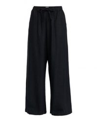 Spodnie damskie LEKEITIO BREAK MID. Niebieskie spodnie materiałowe damskie Roxy, bez wzorów, ze lnu. Za 259.99 zł.