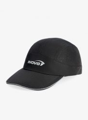 Czapka z daszkiem Inov-8 Active Cap. Czarne czapki z daszkiem damskie Inov-8, bez wzorów, ze skóry. Za 82.49 zł.