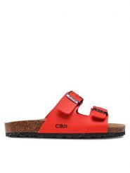 CMP Klapki Eco Thalitha Wmn Slipper 3Q91016 Czerwony. Czerwone klapki damskie CMP, bez wzorów, ze skóry, bez obcasa. Za 179.99 zł.