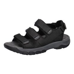 Sandały męskie CMP Khoros. Czarne sandały męskie CMP, z gumy, bez zapięcia. Za 229.99 zł.