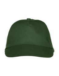 Clique Texas Cap czapka 5-panelowy twill bawełna – bottle green. Zielone czapki męskie CLIQUE, bez wzorów, z bawełny. Za 77.89 zł.