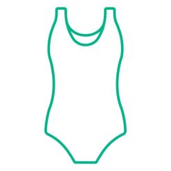 Strój jednoczęściowy pływacki damski Nabaiji 2ND LIFE. Stroje jednoczęściowe damskie Decathlon, l, bez wzorów. Za 59.99 zł.