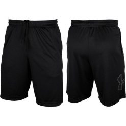 Spodenki sportowe męskie Under Armour Tech Graphic Short. Czarne szorty męskie Under Armour, na lato, bez wzorów, sportowe. Za 89.99 zł.