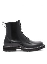 Badura Kozaki DEXTER-03 123AM Czarny. Czarne buty zimowe męskie Badura, ze skóry, bez zapięcia. Za 399.99 zł.