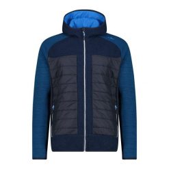 Kurtka polarowa z kapturem hybrydowa CMP. Czarne kurtki narciarskie i snowboardowe damskie CMP, bez wzorów, z polaru, z kapturem, narciarskie. Za 588.85 zł.