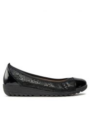 Caprice Baleriny 9-22103-41 Czarny. Czarne baleriny damskie Caprice, bez wzorów, ze skóry, bez obcasa. Za 199.99 zł.