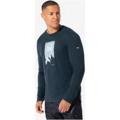Koszulka z długim rękawem męska SUPER.NATURAL M 2 Pitch LS. Niebieskie koszulki męskie z długim rękawem Super.natural, m. Za 349.99 zł.