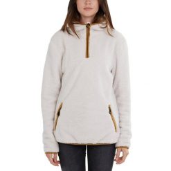 Bluza damska Fundango Olivia Pile z kapturem. Brązowe bluzy z kapturem damskie Fundango, l, z materiału. Za 339.90 zł.