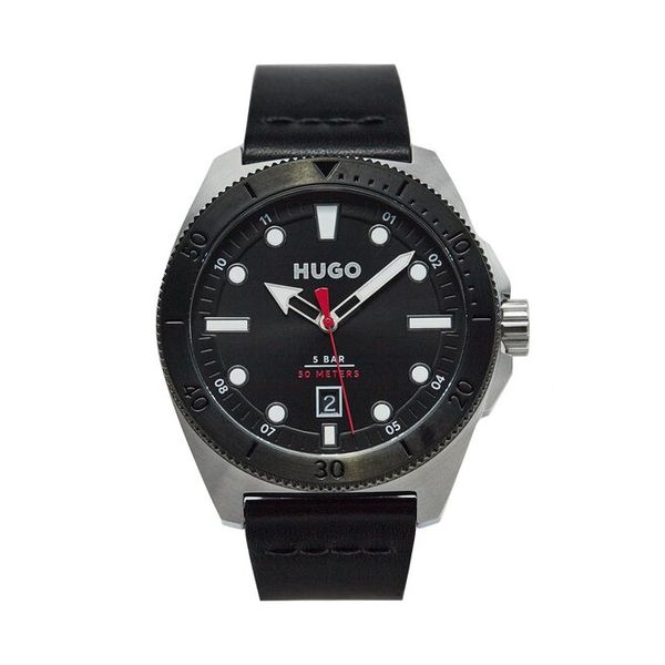 Zegarek HUGO. Czarne zegarki męskie Hugo. Za 529.99 zł.