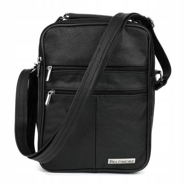 Listonoszka męska czarna Beltimore G68. Czarne saszetki męskie . Za 154.90 zł.